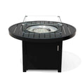 Aluminum Propane 42" Round Outdoor Fire Pit Table