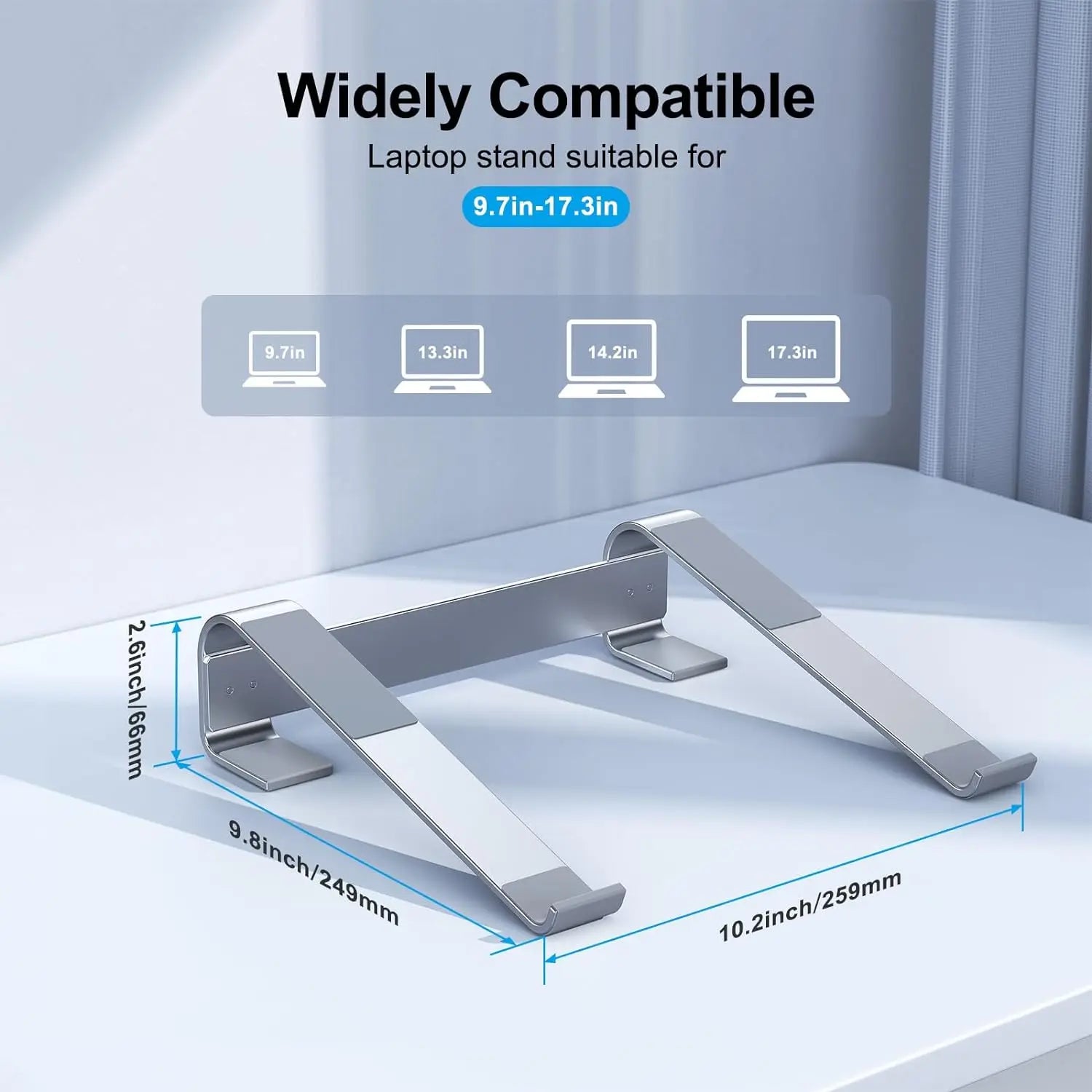 Laptop Stand for Desk MacBook Air Mac Book Pro M3 M2 M1 Dell XPS HP Xiaomi Lenovo 13 14 15.6 16 17 Inch Notebook Computer Riser