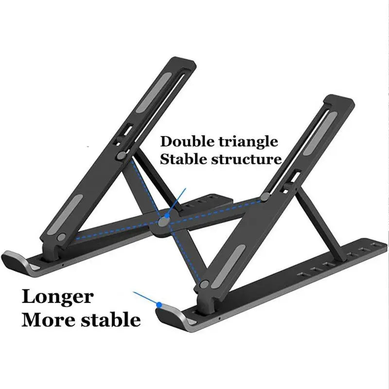 Notebook Stand Bracket Cooling Laptop Bracket Portable Adjustable Height Computer Stand For Notebook Laptop Computer Tablet