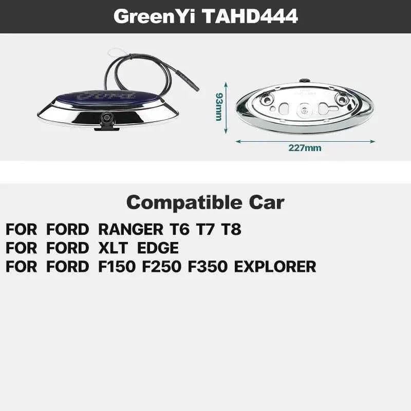 Dynamic Trajectory AHD Trunk Handle Camera For Ford Focus MK2 MK3 Mondeo Ranger Explorer C-Max Kuga Fiesta Fusion Backup Cam