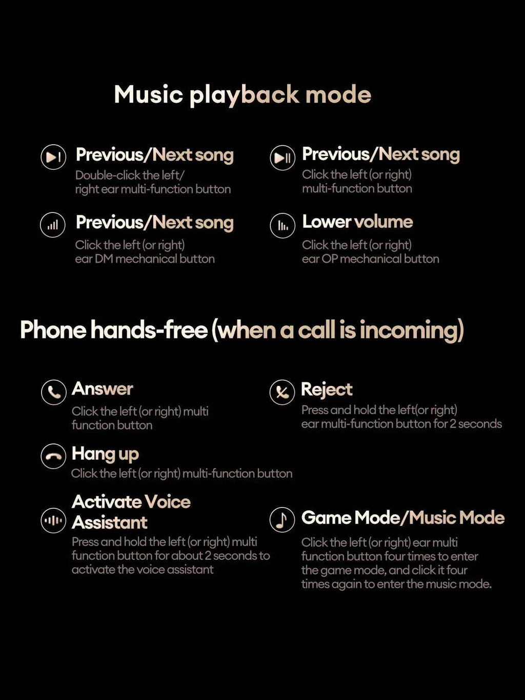 Lenovo EA305 OWS Wireless Bluetooth V5.4 Earphones Long Endurance Headphones Waterproof Sport Earphones LP75 Gaming Earbuds