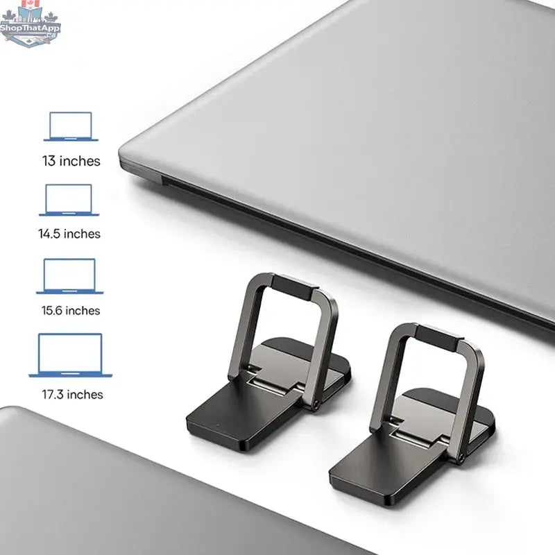 Laptop Stand For Computer Keyboard Holder Mini Portable Legs Laptop Stands For Macbook Huawei Xiaomi Notebook Aluminum Support - Shopthatapp.ca