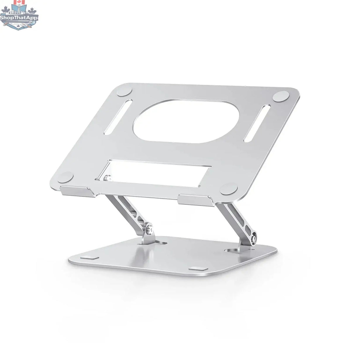 ST01 Portable 11–16-inch Adjustable Laptop Stand Computer Stand Sturdy Aluminum for Desk Foldable Laptop Holder Notebook Tablet - Shopthatapp.ca