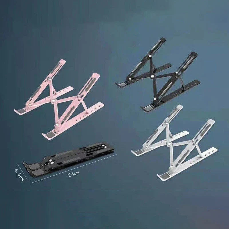 8 Gear Foldable  Laptop plastic Stand Holder Portable Notebook Support Base Adjustable Riser Cooling Bracket  Cooler Accessories