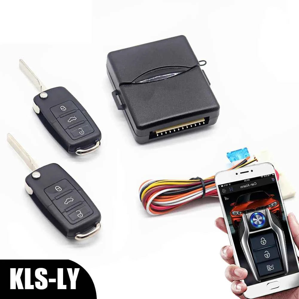 Car Start Stop Keyless Entry System Remote Start Kit Smartphone Control Universal One-button Start Push Systems