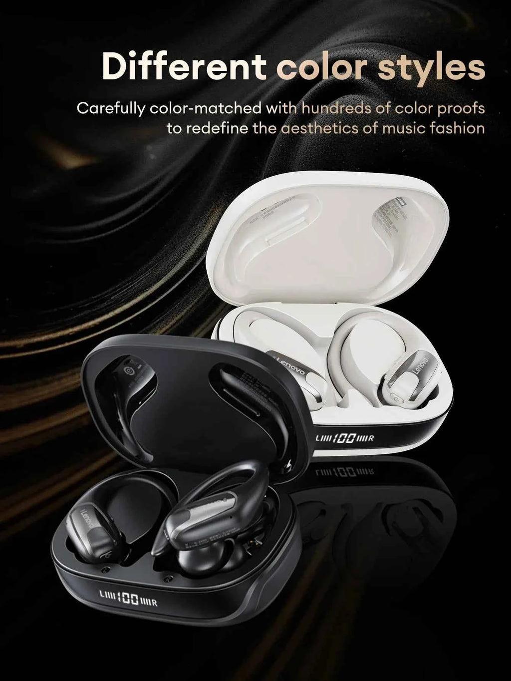 Lenovo EA305 OWS Wireless Bluetooth V5.4 Earphones Long Endurance Headphones Waterproof Sport Earphones LP75 Gaming Earbuds