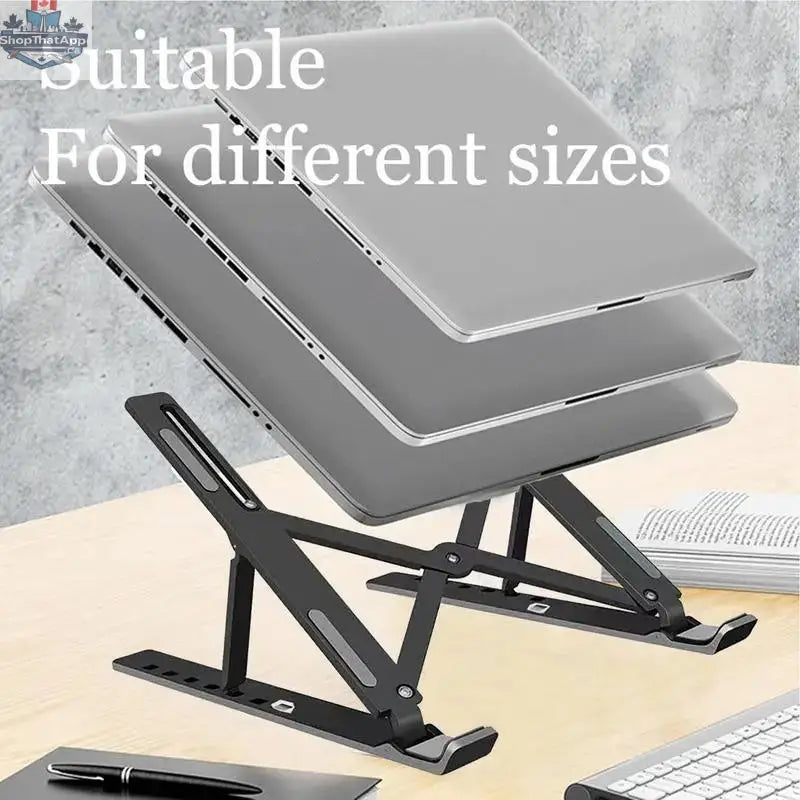 Notebook Stand Bracket Cooling Laptop Bracket Portable Adjustable Height Computer Stand For Notebook Laptop Computer Tablet - Shopthatapp.ca