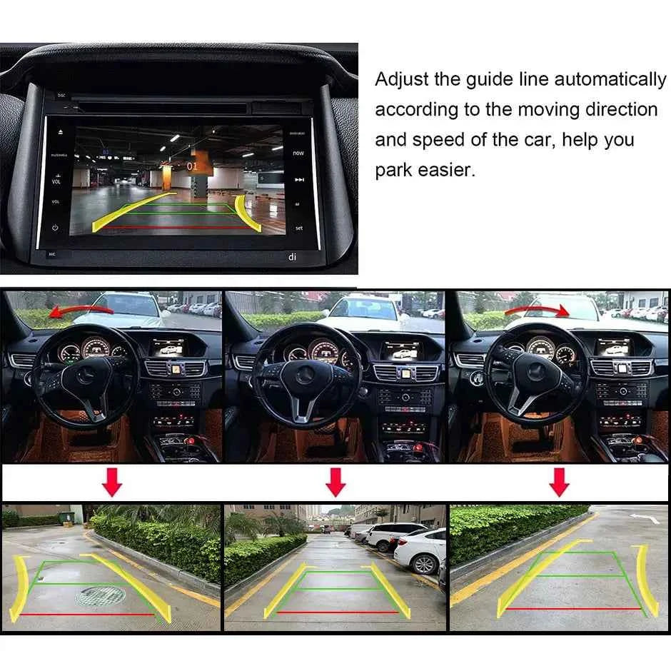 Dynamic Trajectory AHD Trunk Handle Camera For Ford Focus MK2 MK3 Mondeo Ranger Explorer C-Max Kuga Fiesta Fusion Backup Cam