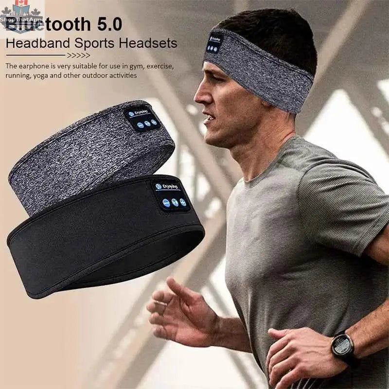 777tech Bluetooth sleep eye mask headphones with soft elastic headband and built-in music earphones for comfortable sleep and relaxation