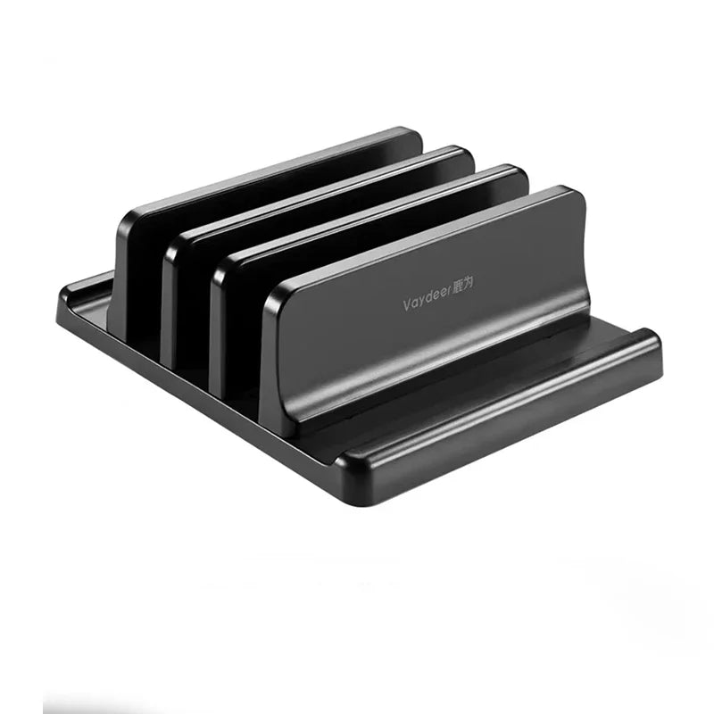 Vertical Laptop Stand Plastic Portable Macbook/Tablet/Phone Holder Adjustable Desktop Notebook Dock Space Save Accessory-Vaydeer