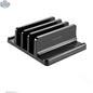 Vertical Laptop Stand Plastic Portable Macbook/Tablet/Phone Holder Adjustable Desktop Notebook Dock Space Save Accessory-Vaydeer - Shopthatapp.ca
