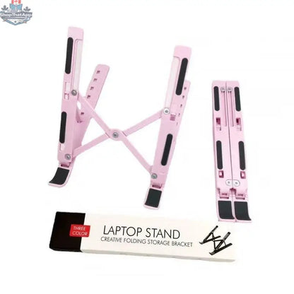 8 Gear Foldable  Laptop plastic Stand Holder Portable Notebook Support Base Adjustable Riser Cooling Bracket  Cooler Accessories - Shopthatapp.ca