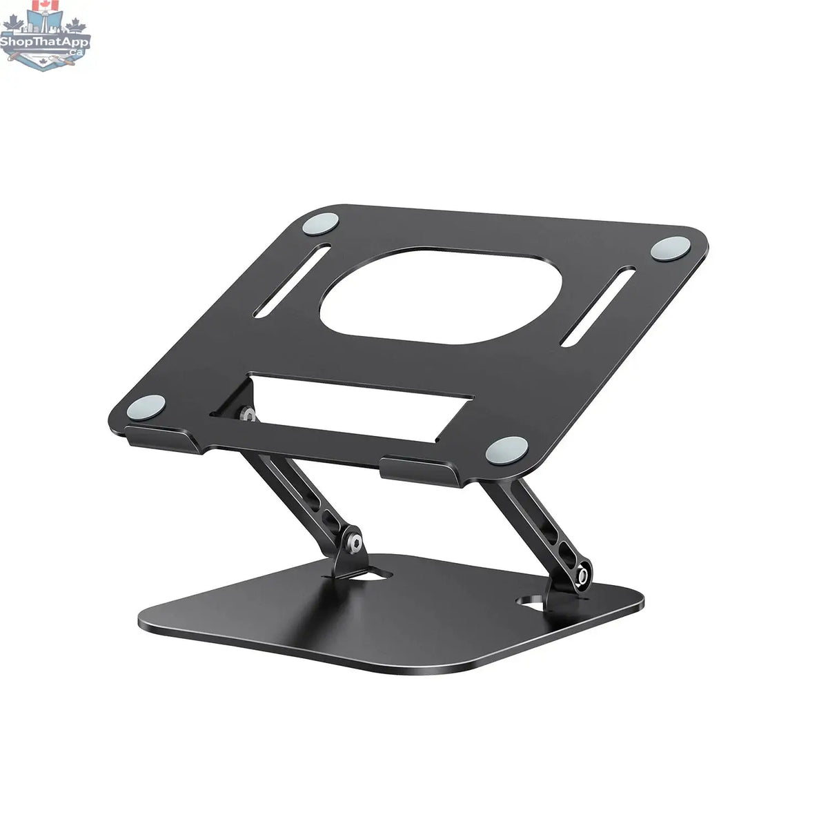 ST01 Portable 11–16-inch Adjustable Laptop Stand Computer Stand Sturdy Aluminum for Desk Foldable Laptop Holder Notebook Tablet - Shopthatapp.ca