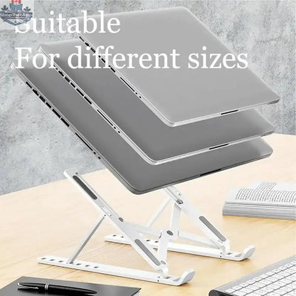 Notebook Stand Bracket Cooling Laptop Bracket Portable Adjustable Height Computer Stand For Notebook Laptop Computer Tablet - Shopthatapp.ca