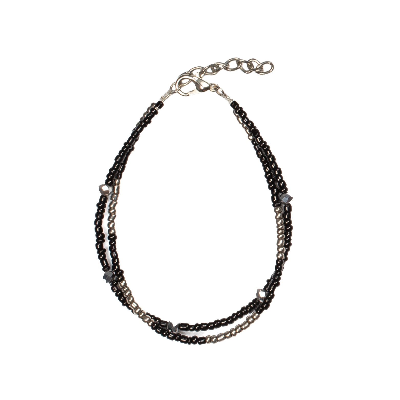 Double Strand Crystal Bead Bracelet – Elegant & Stylish Accessory - Shopthatapp.ca