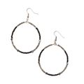 Mixed Bead Hoop Earrings for a Stylish Statement - Shopthatapp.ca