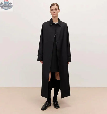 Fragrant Moment Trench Coat for Women - Stylish Mid-Length Overcoat for Petite Figures in High-End British Design - Shopthatapp.ca