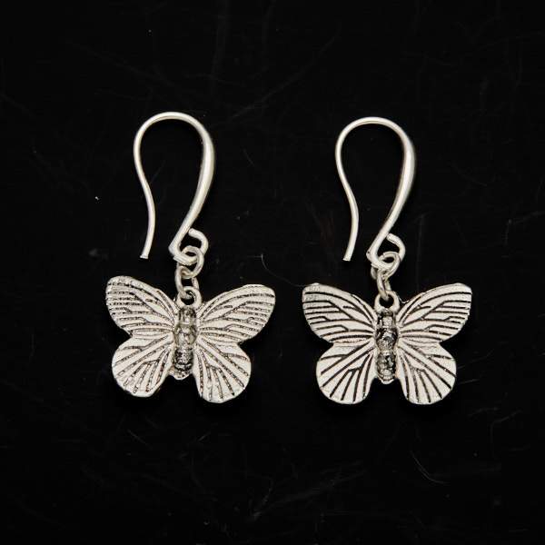 Butterfly Charm Earrings Silver Plate for Stylish Elegance - Shopthatapp.ca