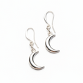 Moon Charm Earrings in Silver Plate - Shopthatapp.ca