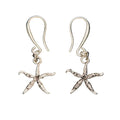 Starfish Charm Earrings in Silver Plate - Shopthatapp.ca