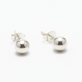Silver Ball Stud Earrings - Elegant Silver Plate Design for Everyday Wear - Shopthatapp.ca