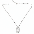 Swirl Pendant Silver Plate on Chain - Shopthatapp.ca