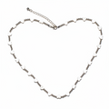 Short Heart Necklace Silver Plate - Stylish and Elegant Jewelry - Shopthatapp.ca