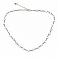 Short Star Necklace Silver Plate - Elegant Silver Jewelry - Shopthatapp.ca