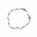Elasticated Silver Plated Heart Bracelet - Shopthatapp.ca