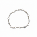 Elasticated Star Bracelet Silver Plate - Stylish and Adjustable Accessory - Shopthatapp.ca