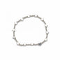Silver plated elasticated star bracelet from Suzie Blue Canada, showcasing a stylish, adjustable accessory with star-shaped design.