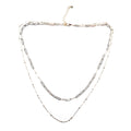 Double Chain Necklace Silver Plate for Ultimate Elegance - Shopthatapp.ca