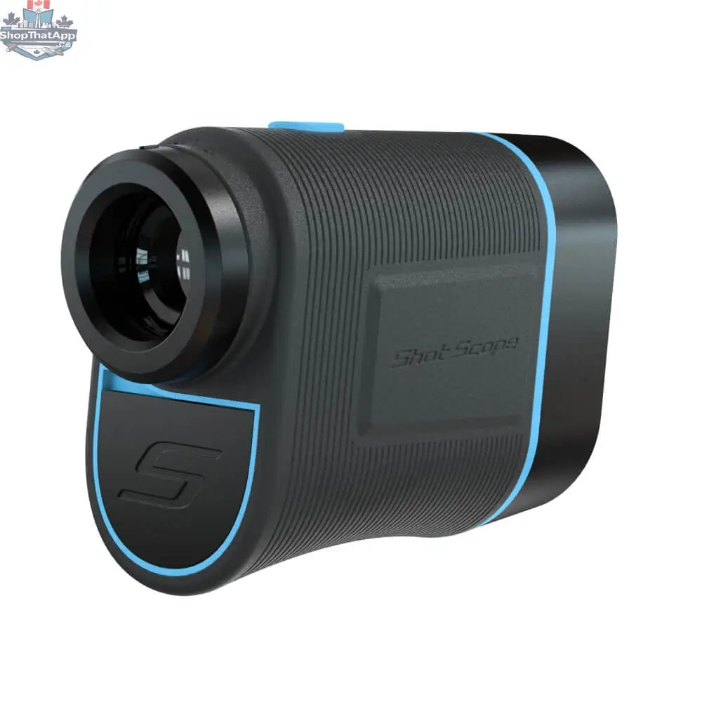 Pro L2 Rangefinder by The Golfather Ltd. showing the compact device with digital display and ergonomic design.