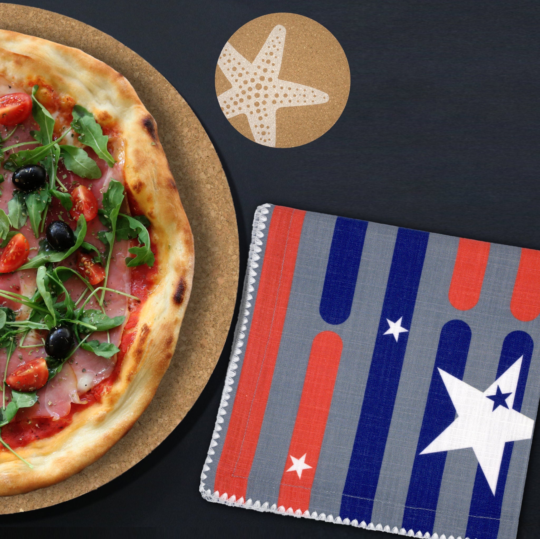 Stars & Stripes Dinner Napkins - Shopthatapp.ca