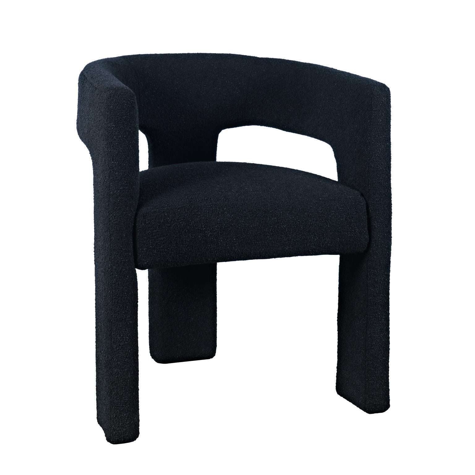 Sven Upholstered Dining Chair in Bouclé Fabric - Www.Shopthatapp.ca