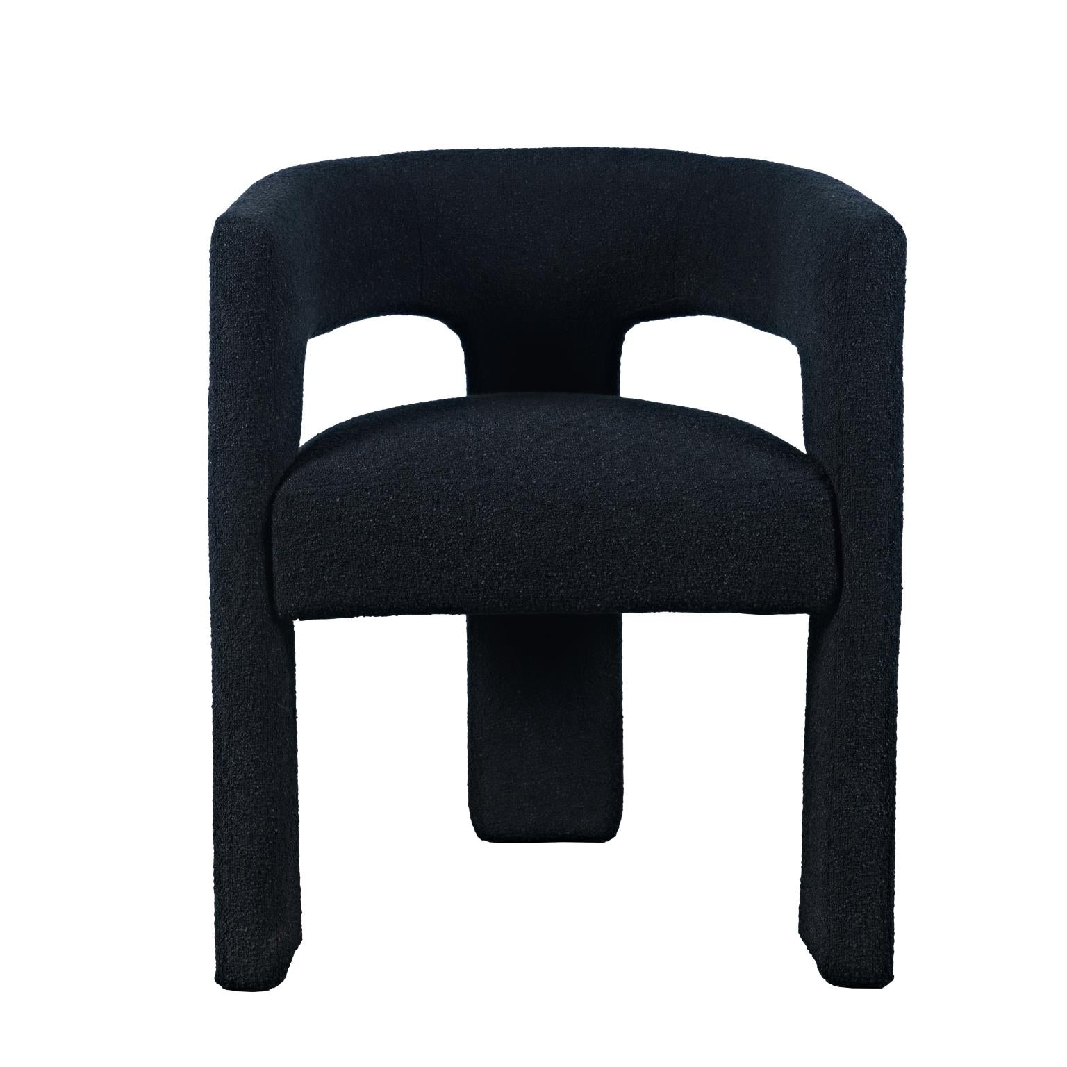 Sven Upholstered Dining Chair in Bouclé Fabric - Www.Shopthatapp.ca