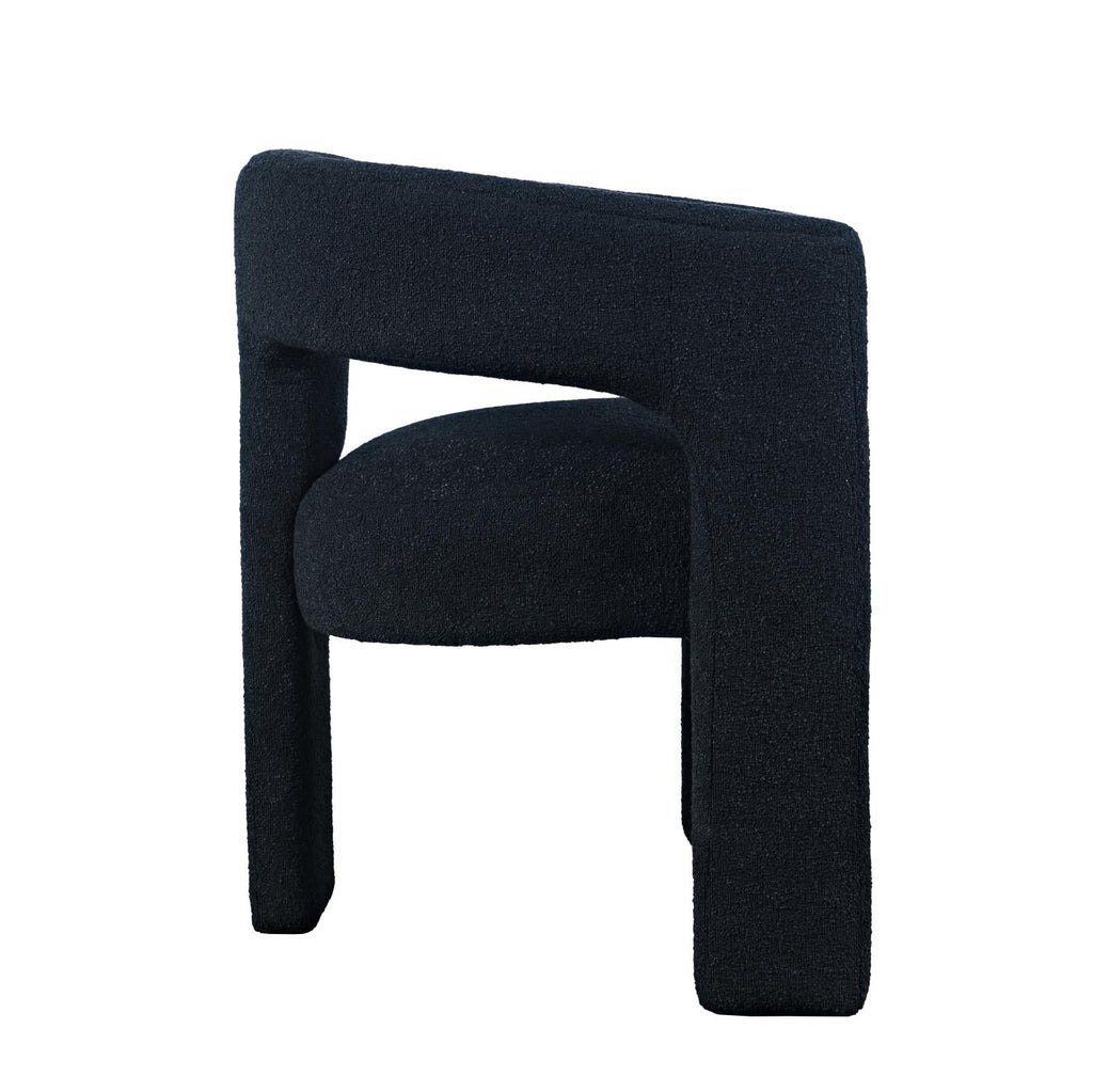 Sven Upholstered Dining Chair in Bouclé Fabric - Www.Shopthatapp.ca
