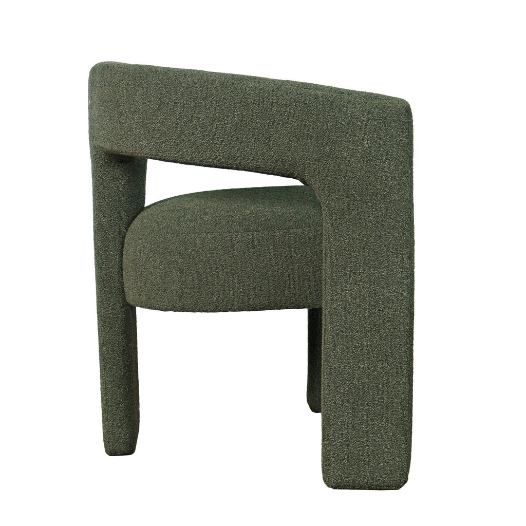 Sven Upholstered Dining Chair in Bouclé Fabric - Www.Shopthatapp.ca