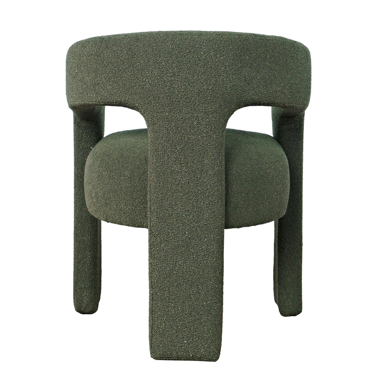 Sven Upholstered Dining Chair in Bouclé Fabric - Www.Shopthatapp.ca