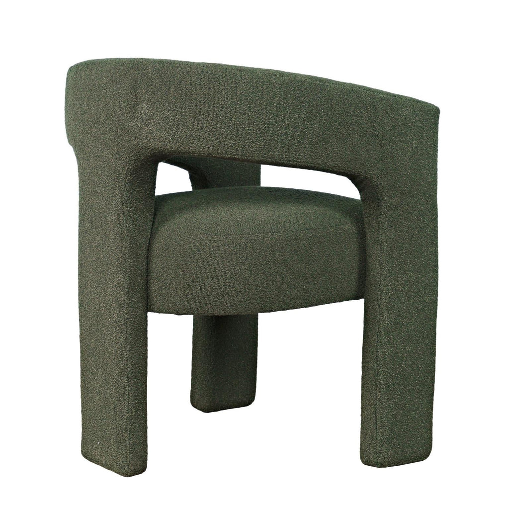 Sven Upholstered Dining Chair in Bouclé Fabric - Www.Shopthatapp.ca