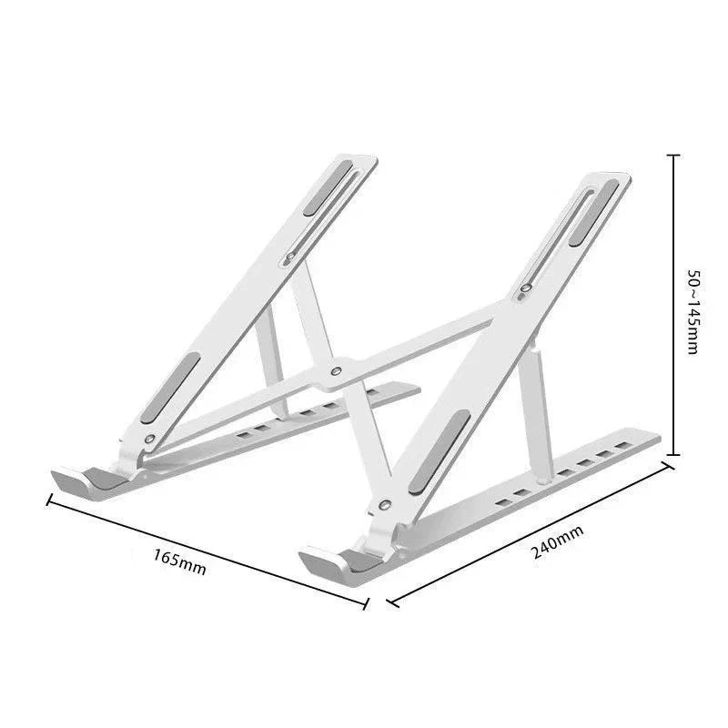 8 Gear Foldable  Laptop plastic Stand Holder Portable Notebook Support Base Adjustable Riser Cooling Bracket  Cooler Accessories