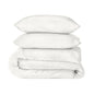 Skylar+Owl Canada refined sateen duvet cover set in chalk with smooth, luxurious fabric and elegant design for comfortable bedding.