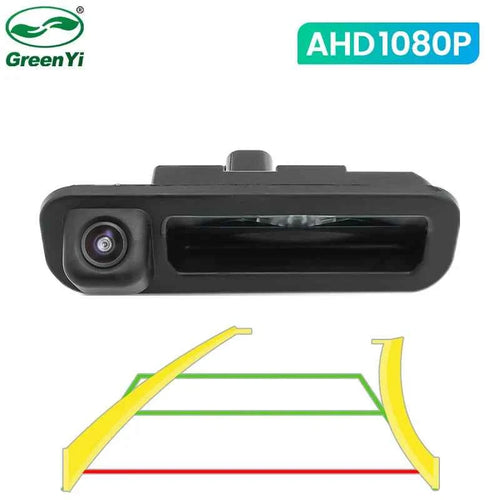 Dynamic Trajectory AHD Trunk Handle Camera For Ford Focus MK2 MK3 Mondeo Ranger Explorer C-Max Kuga Fiesta Fusion Backup Cam