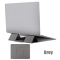 Portable Laptop Holder Desk Folding Desk Support PU Leather Stand Laptop Expansion Cooling Laptop Adjustable Stand Rack Bracket