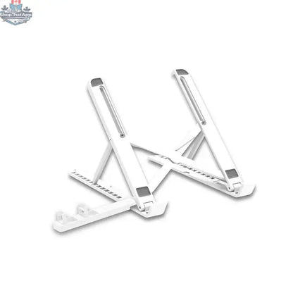 8 Gear Foldable  Laptop plastic Stand Holder Portable Notebook Support Base Adjustable Riser Cooling Bracket  Cooler Accessories - Shopthatapp.ca