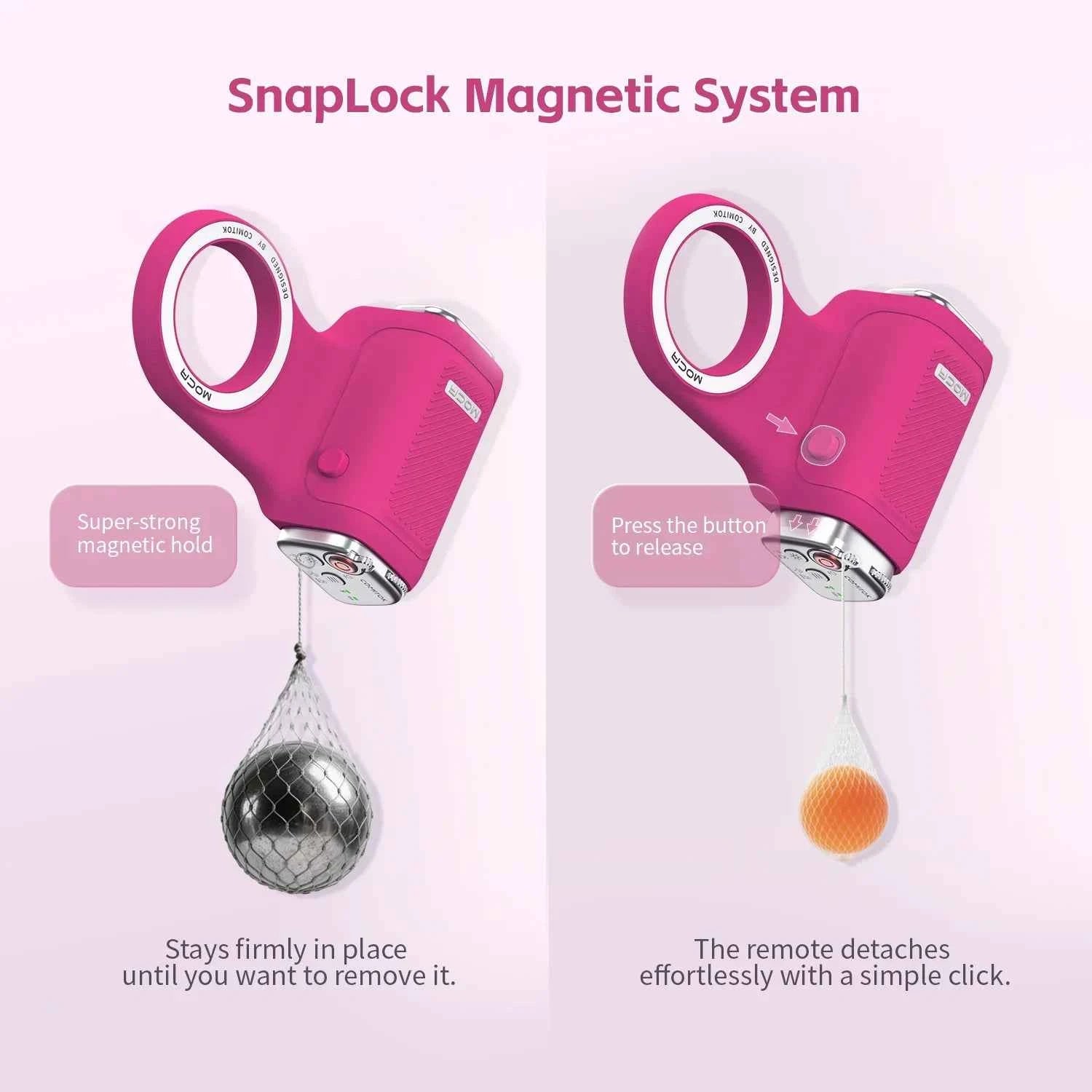 COMITOK MOCA iPhone Shooting Grip,Detachable rechargeable Bluetooth remote,DSLR Shutter/Focus Lock+Optional Fill Light/Mirror