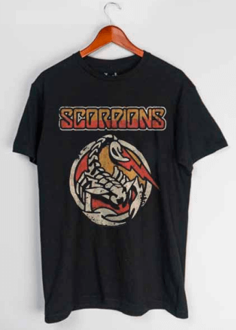 Scorpions T-Shirt (Black) - Www.Shopthatapp.ca
