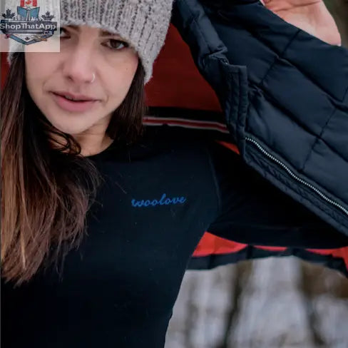 Women's Merino Wool Long Sleeve Crew Neck — Midweight - Shopthatapp.ca