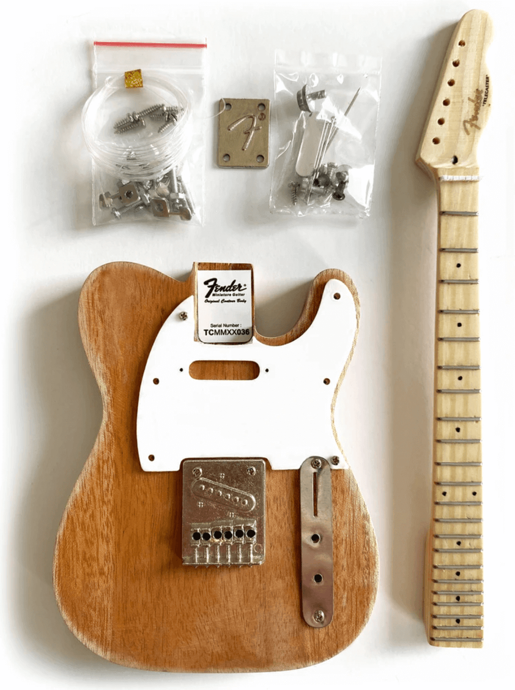Miniature Guitar MODEL KIT - Fender™ Telecaster™ - BUILD YOUR OWN - Officially Licensed - Www.Shopthatapp.ca