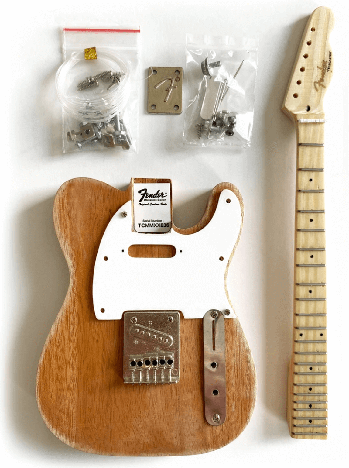 Miniature Guitar MODEL KIT - Fender™ Telecaster™ - BUILD YOUR OWN - Officially Licensed - Www.Shopthatapp.ca